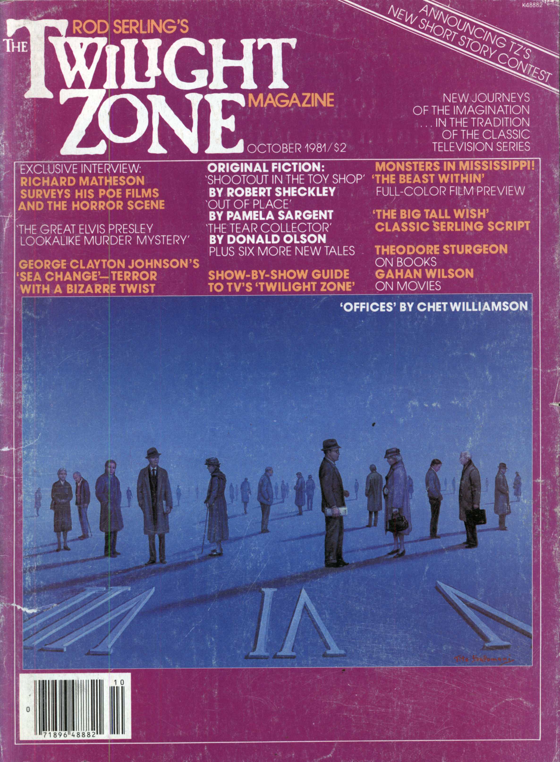 Part magazine. Сумеречная зона журнал. Zone журнал. Twilight Zone: Rod Serling's Lost Classics. Collective book Zone mag.