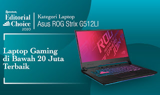 laptop gaming terbaik asus ROG Strix G15 G512L pricebook choice 2020