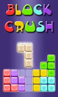 Screenshots of the Block crush for Android tablet, phone.