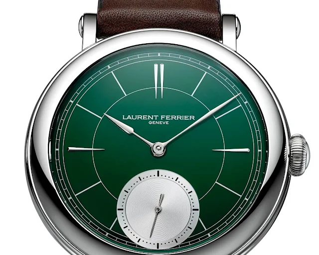 Laurent Ferrier Galet Micro-Rotor Montre Ecole British Racing Green