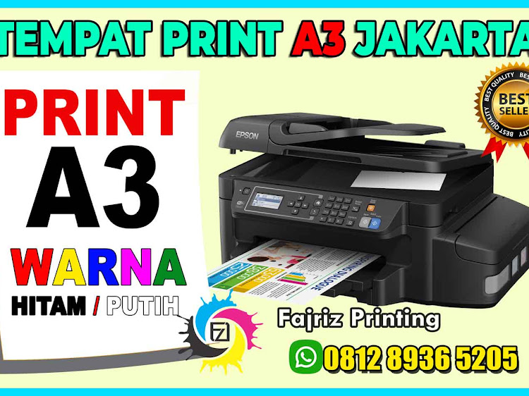 Tempat Print A3 di Jakarta Pusat buka 24 jam, Pilihan Bahan Terlengkap