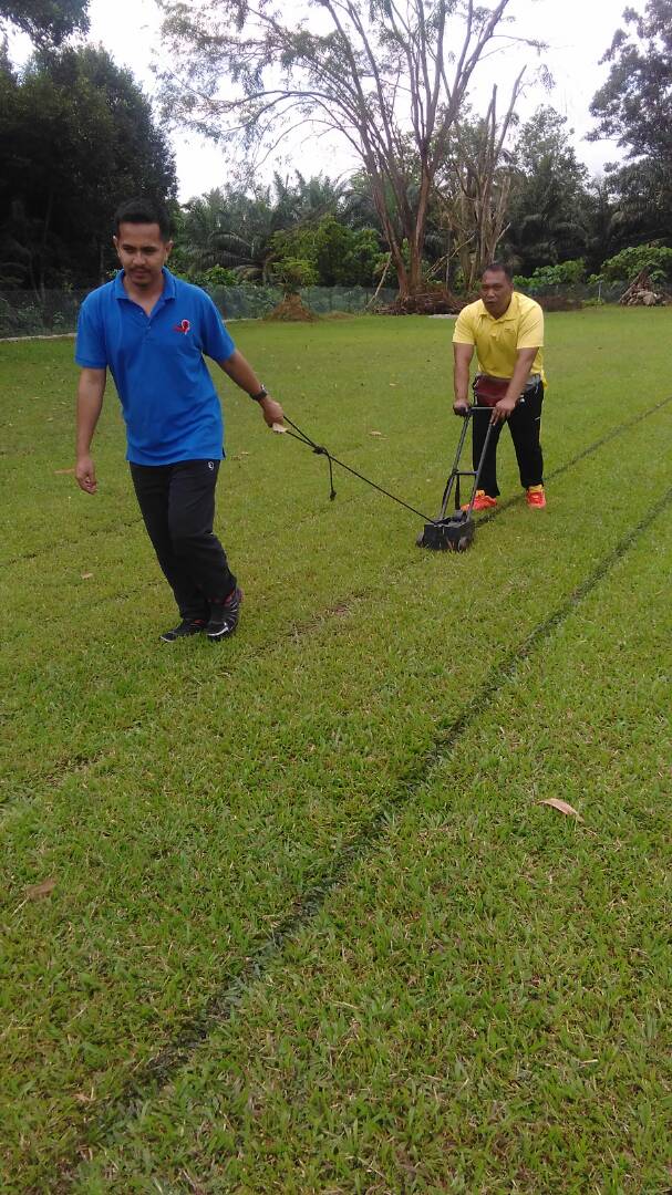Persiapan Padang Untuk Sukan Sekolah 2018