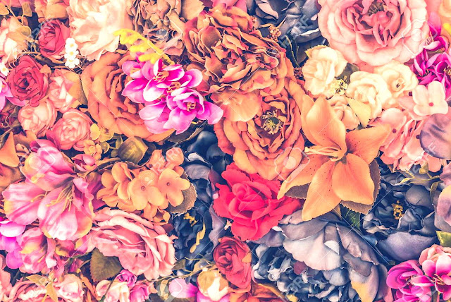 gambar background bunga aesthetic