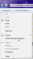 menu Folder And Search Options