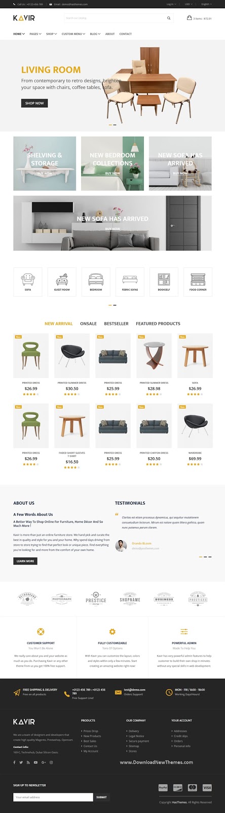 Download eCommerce Website Template 