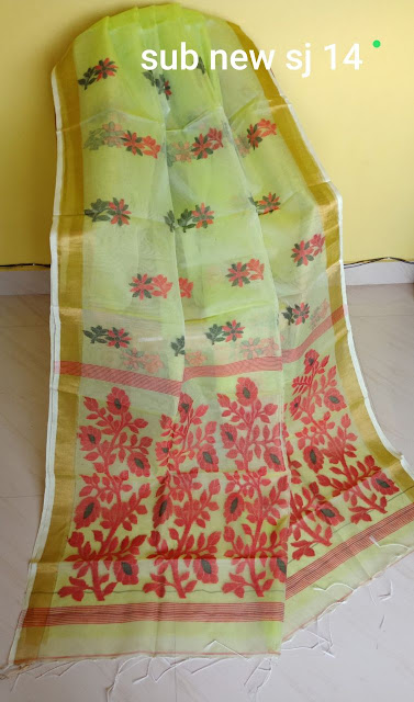  Jamdani  Silk Sarees