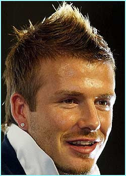 David Beckham Hair Styles