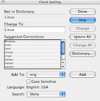 Apple spellchecker