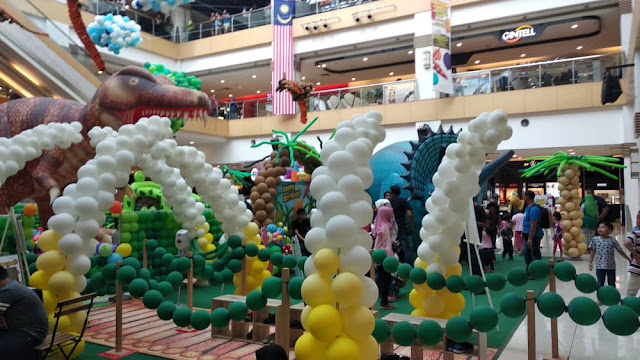 Ballon Carnival Dinosour Land di Sunway Carnival