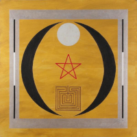 Trigram Kun in I Ching series by Barry Fishman