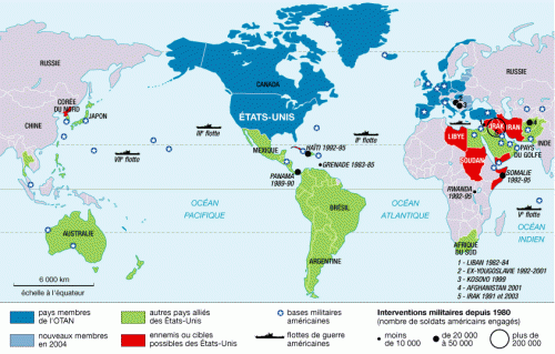 Le Monde Usa Carte