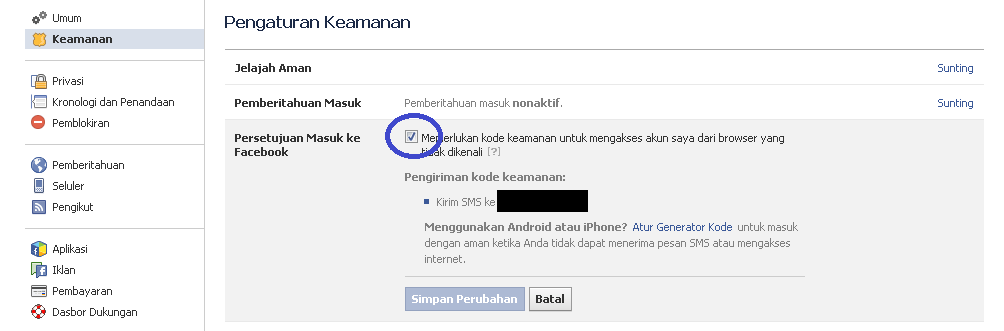 Setting Akun Facebook Step 3