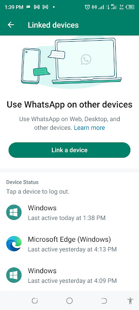 Linking Phone WhatsApp to the Web/Computer version