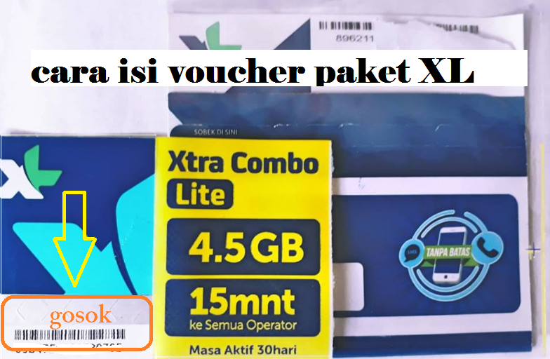 Cara Mengisi Kuota Data Voucher Fisik Xl Xtra Combo Lite Paket Data Kuota