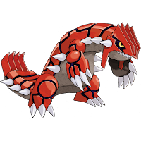 Groudon bertipe lava