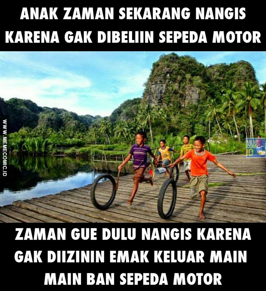 15 Meme Kelakuan Anak Zaman Sekarang Ini Nyindirnya Tega Banget