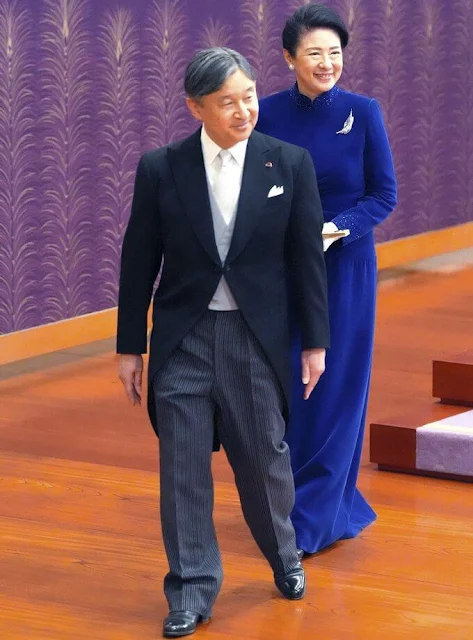 Empress Masako, Princess Aiko, Crown Prince Akishino, Crown Princess Kiko and Princess Kako