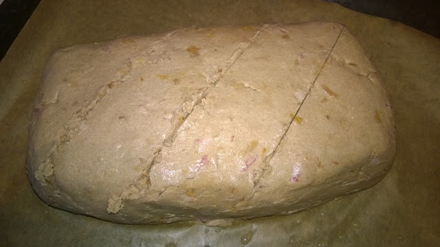 Brot vor dem Backen.