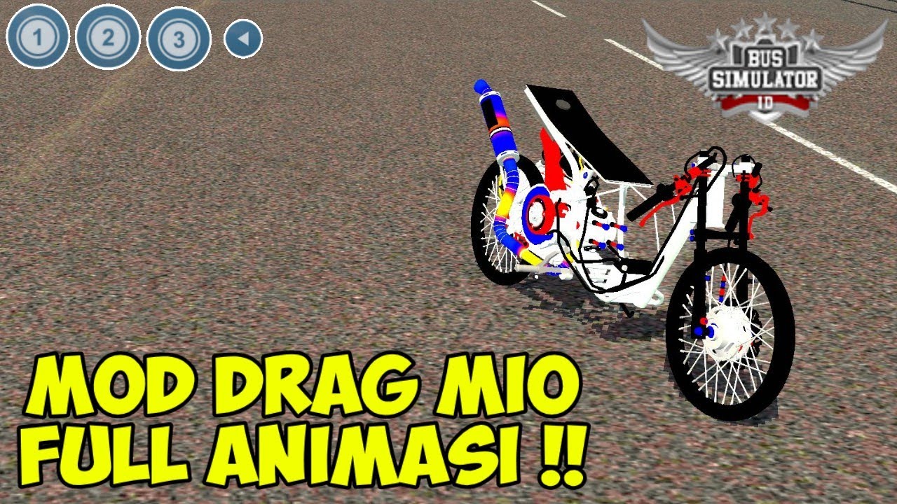 Mod Motor Mio Drag Racing | BUSSID