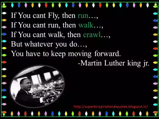 Inspirational words by Martin Luther King jr.