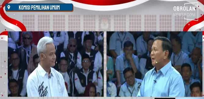 Ganjar Pranowo Serang Prabowo dengan Data Pelanggaran HAM, Debat Memanas
