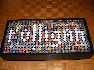 Ramvik table decorated with POGs