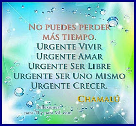 URGENTE Vivir URGENTE Amar URGENTE Ser Libre URGENTE Ser Uno Mismo URGENTE Crecer.  Chamalú