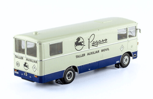 coleccion camiones y autobuses españoles, pegaso 5061 taller auxiliar 1:43