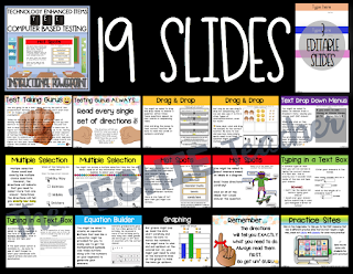 This TEI (Technology Enhanced Items) Computer Based Testing Instructional PowerPoint was created to introduce elementary students to computer based testing items that could appear on Common Core and state tests.