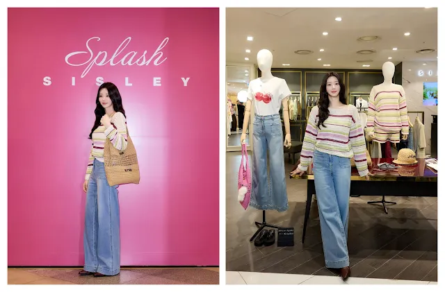 이주빈, 시슬리(SISLEY) 롯데백화점 잠실점 등장