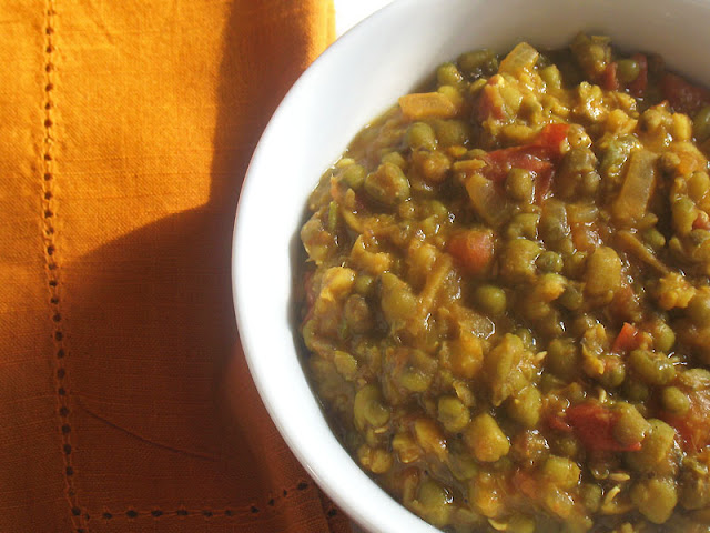 gingered mung beans