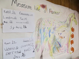 Measuring like a farmer preschool math activity- farmer unit
