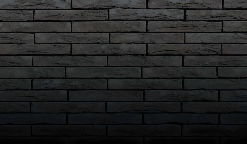 Bricks black background