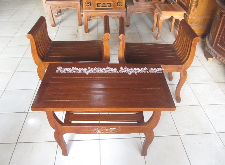 Jual Kursi Teras Minimalis Kayu Jati  Furniture Jati 