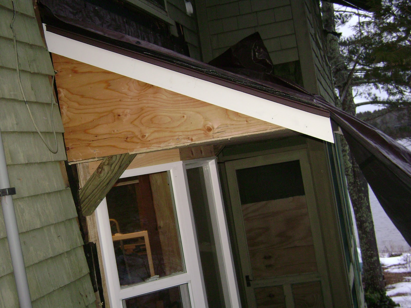 Long Pond Endeavor Company: Bay Window with New Shed Roof 