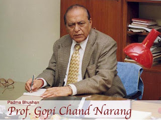 Moortidevi Award 2011 winner Prof. Gopi Chand Narang