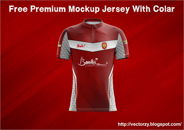 Download Free Download Premium Mockup Jersey With Colar Photoshop TIF File - Vectorzy Download Vektor ...