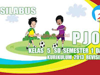 Silabus PJOK Kelas 5 SD Kurikulum 2013 revisi 2017