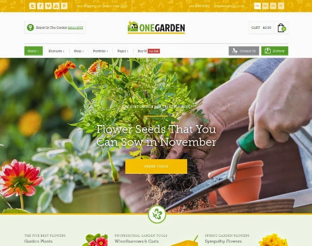 123Garden - eCommerce & Corporate Theme