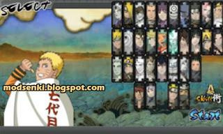 Game Naruto MOBA Senki MOD Road to Ninja 1 Apk  Full Unlocked Game Terbaru modsenki.blogspot.com