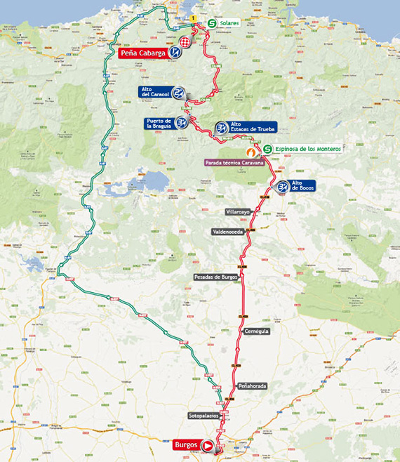 La Vuelta 2013. Etapa 18. Burgos - Peña Cabarga. @ Unipublic