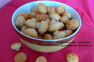 Vie quotidienne de FLaure: Financiers de Catherine