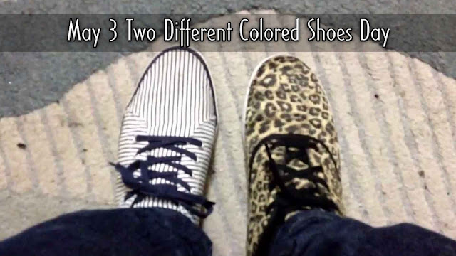 May 3 Two Different Colored Shoes Day
