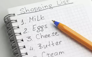 1. Create a shopping list