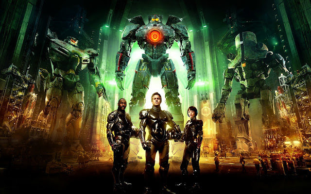   Pacific Rim Movie Sci Fi Jaeger Pilot Mecha Robot HD Wallpaper Desktop PC Background a145. 