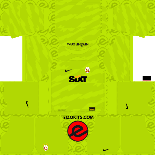 Galatasaray 2023-2024 Kits Released by Nike - Dream League Soccer Kits (Goalkeeper Away)