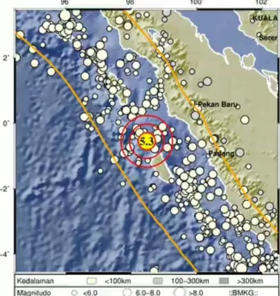 Nias Dihoyak Gempa Lagi, Tak Berpotensi Tsunami