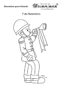 Desenhos para colorir: 7 de setembro Dia da Idependência (soldado desenhos para colorir)