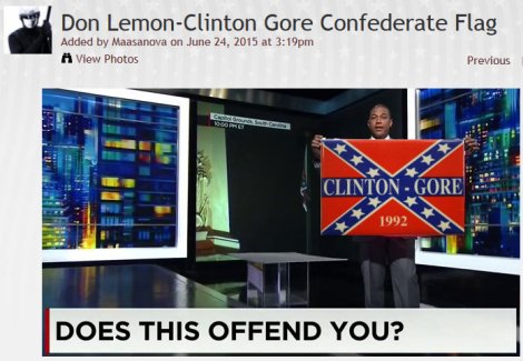 Clinton-Gore Confederate campaign logo