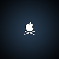 Pirate Apple Logo iPad and iPad 2 Wallpapers